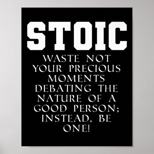 Roman Kaiserbuch Zitat Marcus Aurelius Stoic Prem Poster (Vorne)