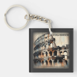 Roman Kolosseum Italien Europa Schlüsselanhänger