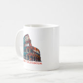 Roman Kolosseum, Italien Kaffeetasse (Vorderseite Links)