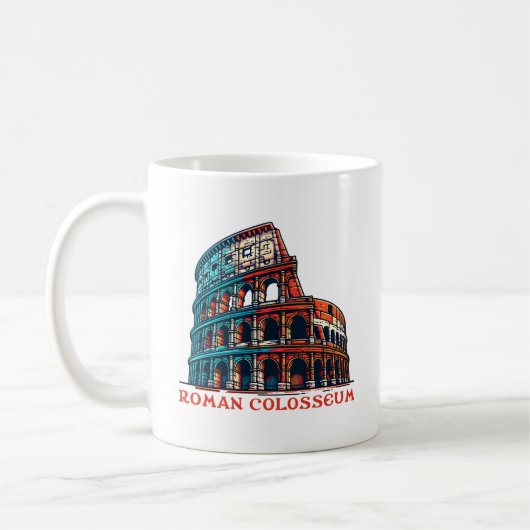 Roman Kolosseum, Italien Kaffeetasse (Links)