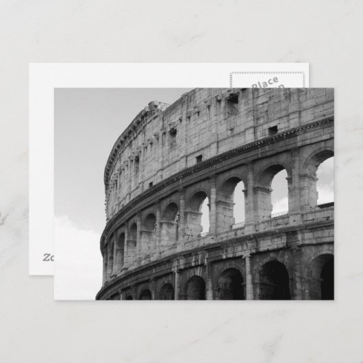 Roman Kolosseum Postkarte (Vorne/Hinten)