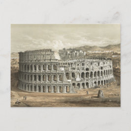 Roman Kolosseum Vintage Kunst Postkarte