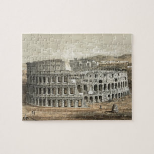 Roman Kolosseum Vintage Kunst Puzzle