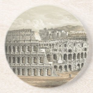 Roman Kolosseum Vintage Kunst Untersetzer