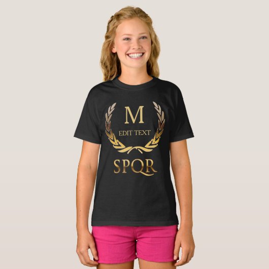 Roman Monogram T-Shirt (Vorne ganz)