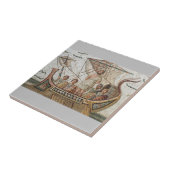 Roman Mosaik Keramik Tile, klein (4,25" x 4,25") Fliese (Seite)