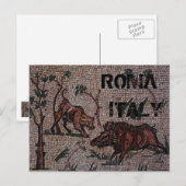 Roman Mosaik Postkarte (Vorne/Hinten)
