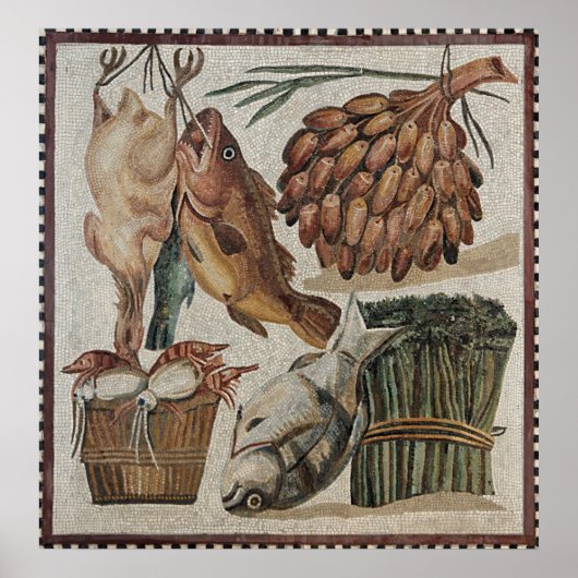 Roman Mosaikposter 24" x 25" Poster (Vorne)