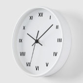 Roman Numbers Wall Clock Uhr (Winkel)