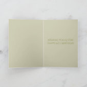 Roman Numeral Birthday Card Karte (Innenseite)