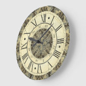 Roman Numeral Clock Große Wanduhr (Winkel)