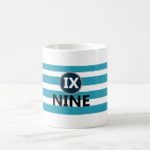 Roman Numeral: Neun Tasse (Mittel)