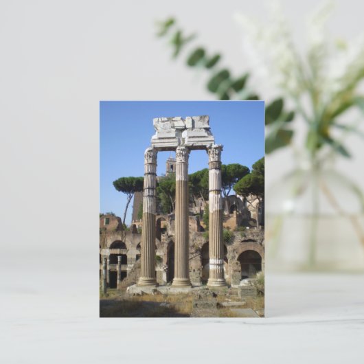 Roman Numeral Postkarte (Stehend Vorderseite)