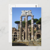 Roman Numeral Postkarte (Vorne/Hinten)