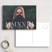 Roman Numerale Foto Grad Ankündigung Postkarte