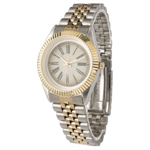 Roman Numerals Moderne Nummer groß einfach zu les Armbanduhr