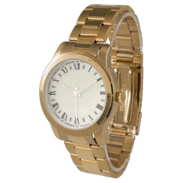 Roman Numerals Moderne Nummer groß einfach zu lese Armbanduhr