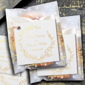 Roman Olive Leaf Wreath Silver oder Gold Geschenkanhänger