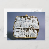 Roman onyx cameo, 1. Jahrhundert n. Chr. Postkarte (Vorne/Hinten)
