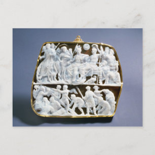 Roman onyx cameo, 1. Jahrhundert n. Chr. Postkarte