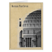Roman Pantheon Classical Architecture Note Card (Vorne)
