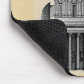 Roman Pantheon Klassische Architektur Mousepad (Ecke)