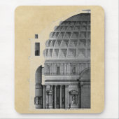 Roman Pantheon Klassische Architektur Mousepad (Vorne)