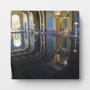 Roman Pool auf der Burg Hearst, Kalifornien Fotoplatte