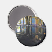 Roman Pool auf der Burg Hearst, Kalifornien Magnet (Vorderseite/Rückseite)