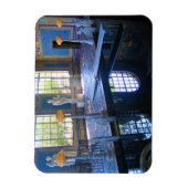 Roman Pool auf der Burg Hearst, Kalifornien Magnet (Vertikal)