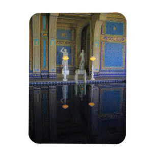Roman Pool auf der Burg Hearst, Kalifornien Magnet