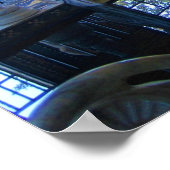 Roman Pool auf der Burg Hearst, Kalifornien Poster (Ecke)