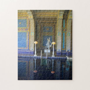 Roman Pool auf der Burg Hearst, Kalifornien Puzzle