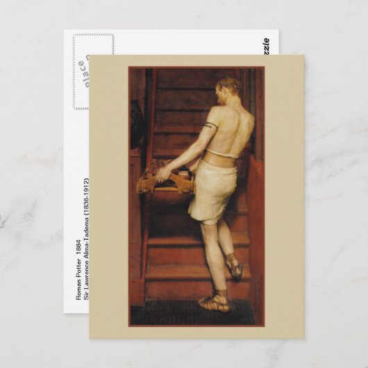 Roman Potter von Alma-Tadema Men in Art Postkarte (Vorne/Hinten)