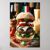 Roman Rhapsody Burger Sensation 24x36 Poster (Vorne)