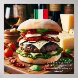 Roman Rhapsody Burger Sensation Poster