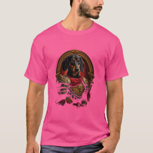 Roman Ritter Dackel Hund Loyalty Warrier in anci T-Shirt