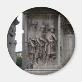 Roman Ruins Eingang in Rom Italien Magnet