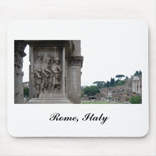 Roman Ruins Eingang in Rom Italien Mousepad (Vorne)