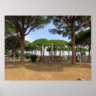 Roman Ruins of Ostia Antica Poster