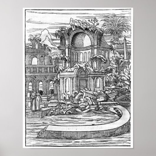 Roman Ruins Poster (Vorne)