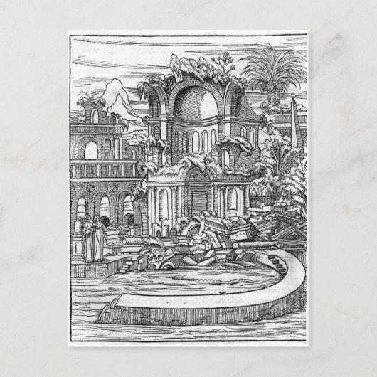 Roman Ruins Postkarte (Vorderseite)