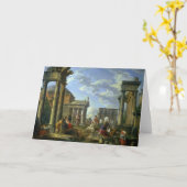 Roman Ruins with a Prophet, 1751 Karte (Gelbe Blume)