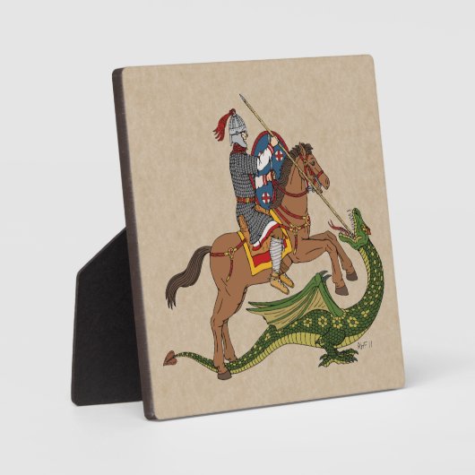 Roman Saint George Fotoplatte (Vorderseite)