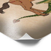 Roman Saint George und der Drache Fotodruck (Ecke)