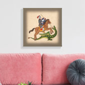 Roman Saint George und der Drache Leinwanddruck (Insitu (Wohnzimmer))