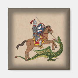 Roman Saint George und der Drache Magnet