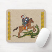 Roman Saint George und der Drache Mousepad (Mit Mouse)