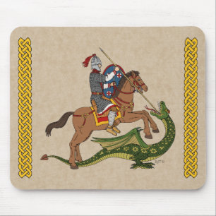 Roman Saint George und der Drache Mousepad