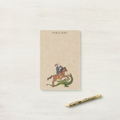 Roman Saint George und der Drache Post-it Klebezettel (Auf Schreibtisch)